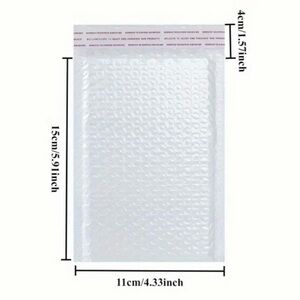 20pc white bubble mailer bags